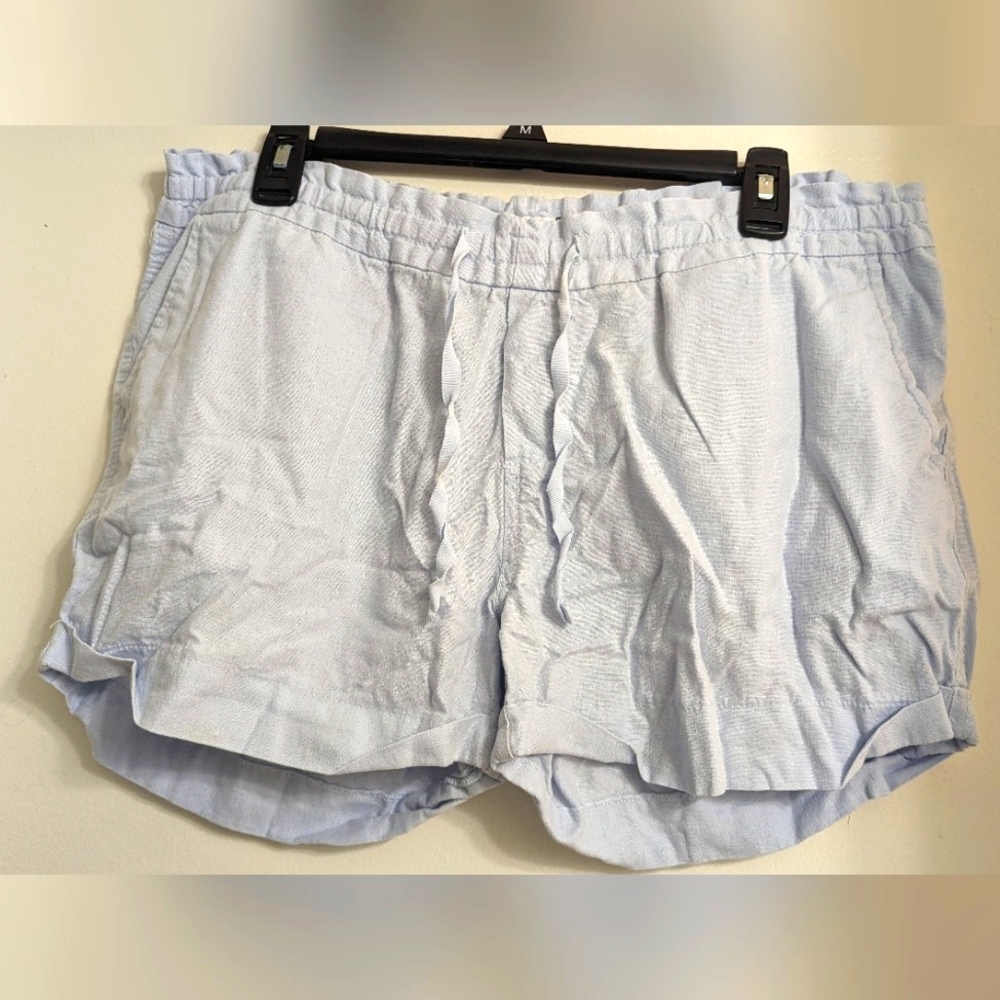 Old Navy Drawstring Cuffed Shorts (Blue)